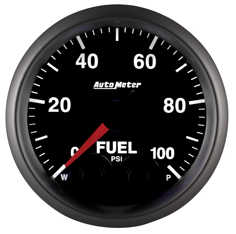 AutoMeter 5671 GAUGE, FUEL PRESS, 2 1/16", 100PSI, DIGITAL STEPPER MOTOR W/PEAK & WARN, ELITE
