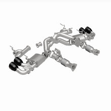 Load image into Gallery viewer, MagnaFlow Exhaust Products 19545 xMOD Series Black Chrome Tips Cat-Back System for Select Chevrolet Corvette