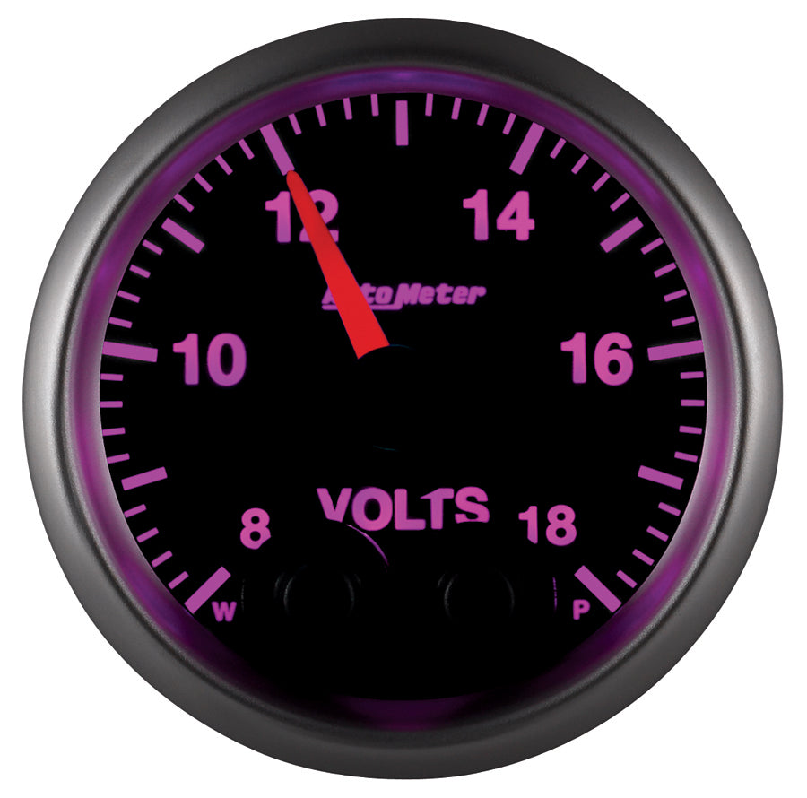 AutoMeter 5683 GAUGE, VOLTMETER, 2 1/16", 18V, DIGITAL STEPPER MOTOR W/PEAK & WARN, ELITE