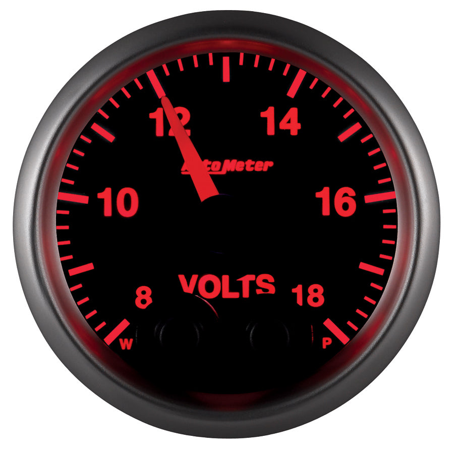 AutoMeter 5683 GAUGE, VOLTMETER, 2 1/16", 18V, DIGITAL STEPPER MOTOR W/PEAK & WARN, ELITE