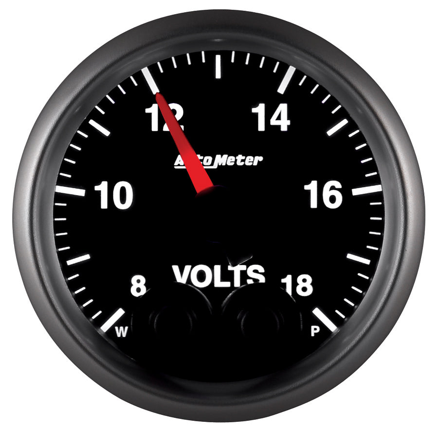 AutoMeter 5683 GAUGE, VOLTMETER, 2 1/16", 18V, DIGITAL STEPPER MOTOR W/PEAK & WARN, ELITE