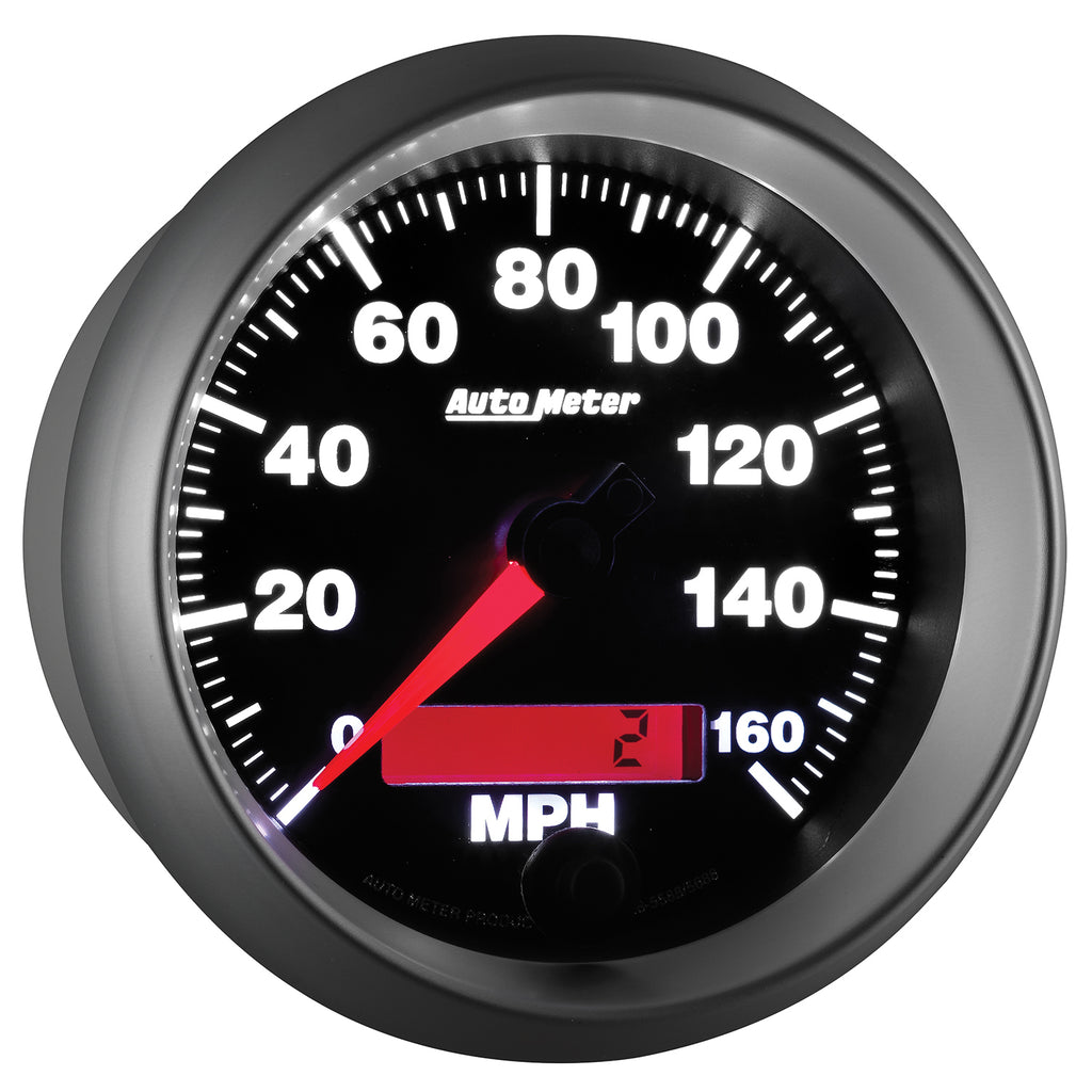 AutoMeter 5688 GAUGE, SPEEDOMETER, 3 3/8", 160MPH, ELEC. PROGRAMMABLE, ELITE