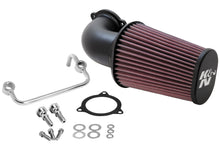 Load image into Gallery viewer, K&amp;N 57-1122 Performance Air Intake System for Select Harley-Davidson FLHR Road King, Harley-Davidson FLHRC Road King Classic, Harley-Davidson FLHRSE4 Screamin Eagle Road King, Harley-Davidson FLHT Electra Glide Standard, Harley-Davidson FLHTC Electra