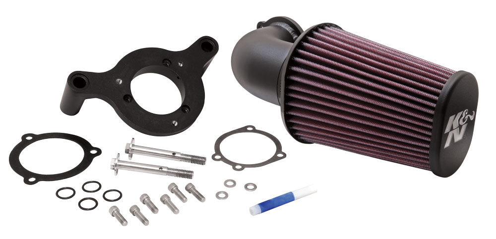K&N 57-1125 Performance Air Intake System for Select Harley-Davidson FLD Switchback, Harley-Davidson FLHR Road King, Harley-Davidson FLHRC Road King Classic, Harley-Davidson FLHRCI Road King Classic, Harley-Davidson FLHRI Road King, Harley-Davidson FLHRS