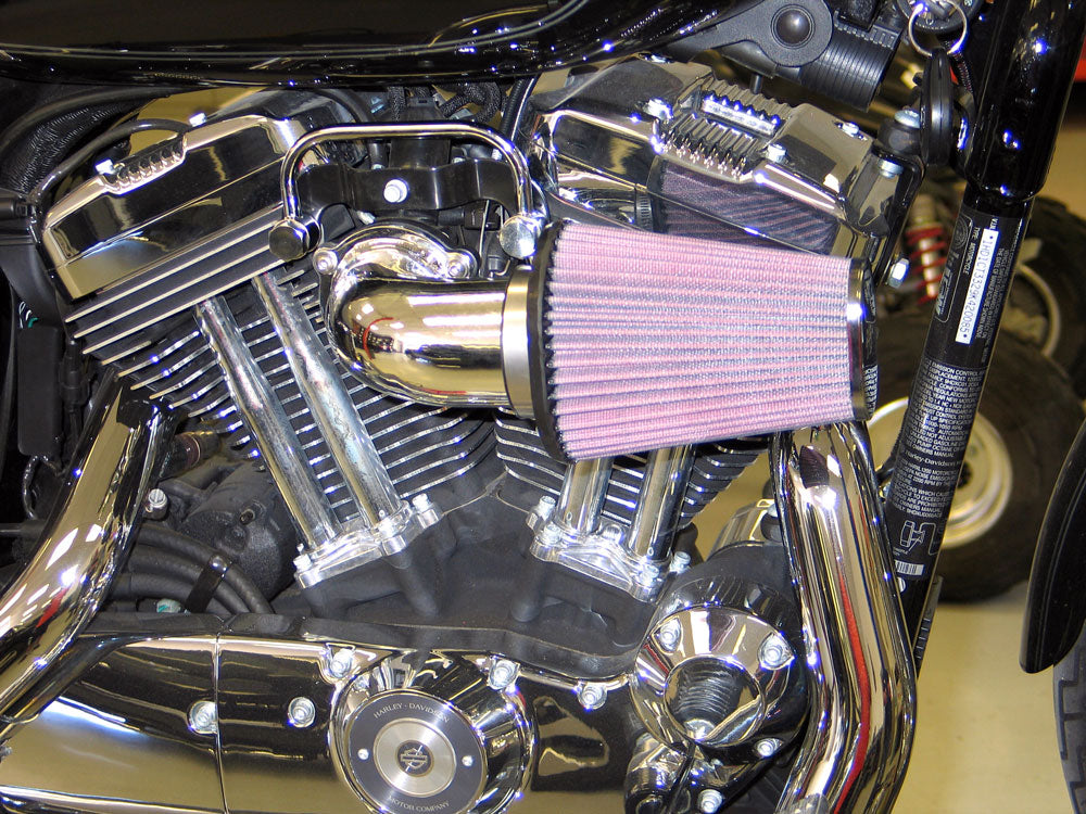 K&N 57-1126 Performance Air Intake System for Select Harley-Davidson XL1200C Sportster Custom, Harley-Davidson XL1200CX Roadster, Harley-Davidson XL1200L Sportster Low, Harley-Davidson XL1200N Sportster Nightster, Harley-Davidson XL1200NS Iron 1200,