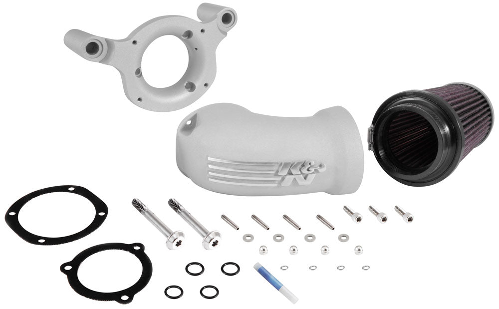 K&N 57-1137S Performance Air Intake System for Select Harley-Davidson FLD Switchback, Harley-Davidson FLHR Road King, Harley-Davidson FLHRC Road King Classic, Harley-Davidson FLHRCI Road King Classic, Harley-Davidson FLHRI Road King, Harley-Davidson