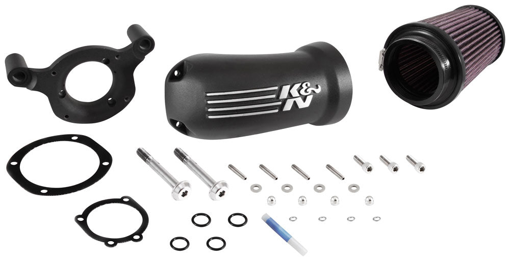 K&N 57-1137 Performance Air Intake System for Select Harley-Davidson FLD Switchback, Harley-Davidson FLHR Road King, Harley-Davidson FLHRC Road King Classic, Harley-Davidson FLHRCI Road King Classic, Harley-Davidson FLHRI Road King, Harley-Davidson FLHRS