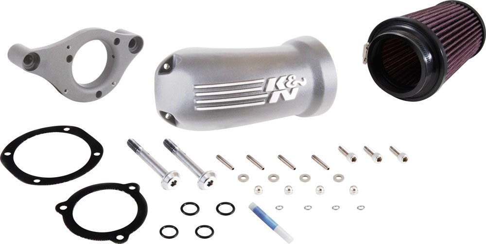 K&N 57-1139S Performance Air Intake System for Select Harley-Davidson FLDE Deluxe 107, Harley-Davidson FLFB Fat Boy 107, Harley-Davidson FLFBS Fat Boy 114, Harley-Davidson FLHC Heritage Classic 107, Harley-Davidson FLHCS Heritage Classic 114,