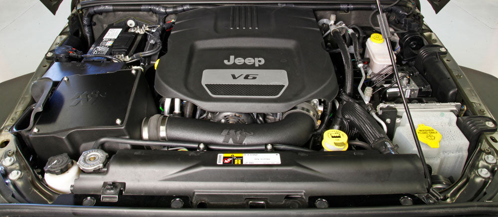 K&N 57-1573 Elevated Intake Kit (Snorkel) - Jeep Wrangler JK 3.6L V6 for Select Jeep Wrangler, Jeep Wrangler JK
