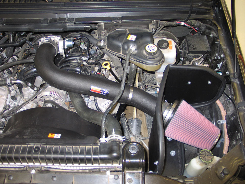 K&N 57-2570 Performance Air Intake System for Select Ford Excursion, Ford F-250 Super Duty, Ford F-350, Ford F-350 Super Duty