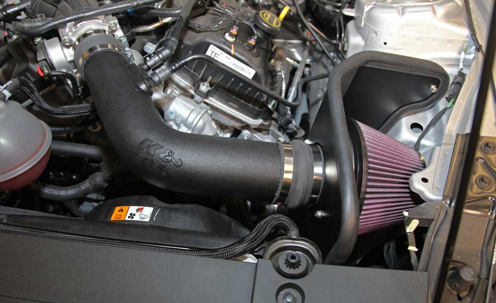 K&N 57-2594 Performance Air Intake System for Select Ford Mustang