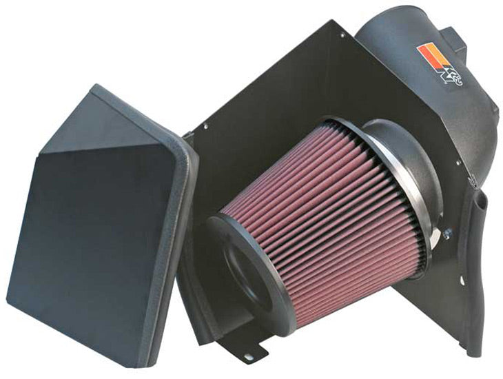 K&N 57-3000 Performance Air Intake System for Select Chevrolet Silverado HD, Chevrolet Silverado HD Classic, Chevrolet Silverado 3500, Chevrolet Silverado Classic, GMC Sierra HD, GMC Sierra HD Classic, GMC Sierra 3500, GMC Sierra Classic