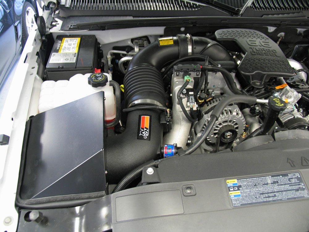 K&N 57-3000 Performance Air Intake System for Select Chevrolet Silverado HD, Chevrolet Silverado HD Classic, Chevrolet Silverado 3500, Chevrolet Silverado Classic, GMC Sierra HD, GMC Sierra HD Classic, GMC Sierra 3500, GMC Sierra Classic