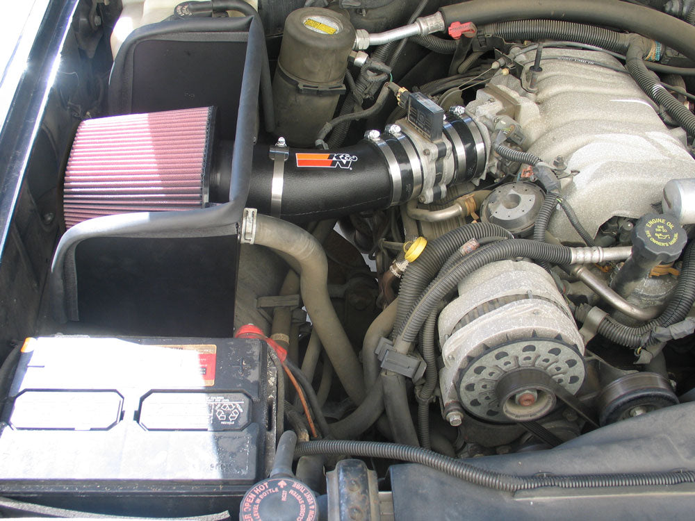 K&N 57-3016-1 Performance Air Intake System for Select Chevrolet C2500, Chevrolet C2500 Suburban, Chevrolet C3500, Chevrolet K2500, Chevrolet K2500 Suburban, Chevrolet K3500, GMC C2500, GMC C2500 Suburban, GMC C3500, GMC C3500HD, GMC K2500, GMC K2500