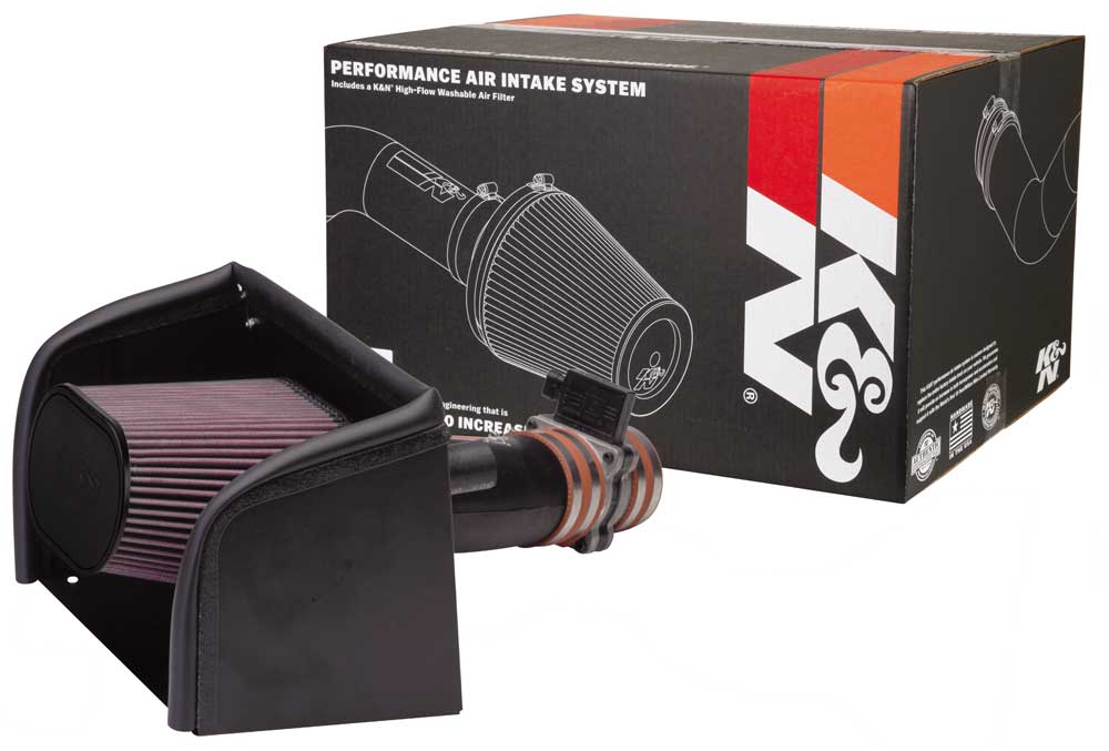 K&N 57-3016-1 Performance Air Intake System for Select Chevrolet C2500, Chevrolet C2500 Suburban, Chevrolet C3500, Chevrolet K2500, Chevrolet K2500 Suburban, Chevrolet K3500, GMC C2500, GMC C2500 Suburban, GMC C3500, GMC C3500HD, GMC K2500, GMC K2500