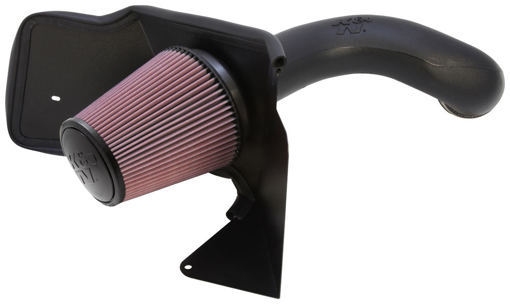 K&N 57-3021-1 Performance Air Intake System for Select Chevrolet Silverado 1500, Chevrolet Silverado 2500, GMC Sierra