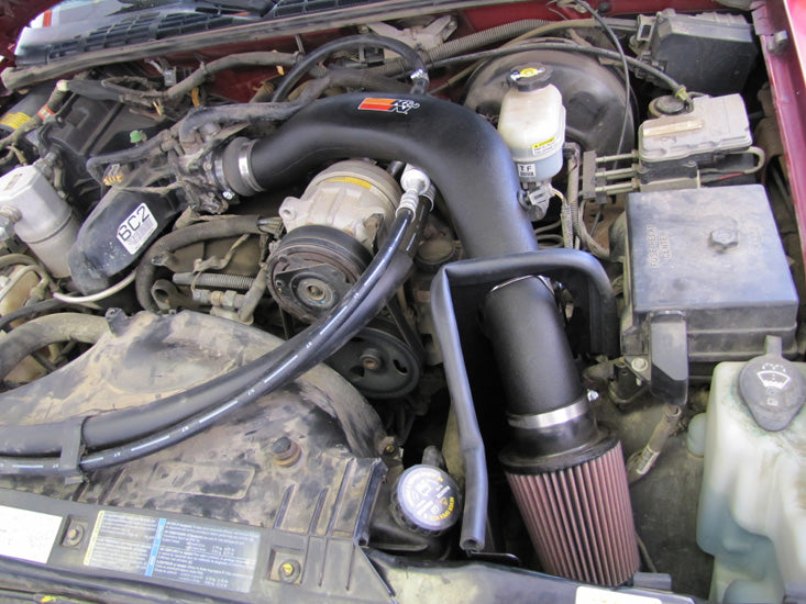 K&N 57-3025-1 Performance Air Intake System for Select Chevrolet S10, GMC Sonoma