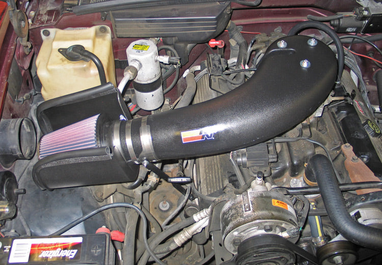 K&N 57-3027 Performance Air Intake System for Select Chevrolet C1500, Chevrolet C2500, Chevrolet C2500 Suburban, Chevrolet C3500, Chevrolet K2500, Chevrolet K2500 Suburban, Chevrolet K3500, Chevrolet V30, GMC C2500, GMC C2500 Suburban, GMC C3500, GMC