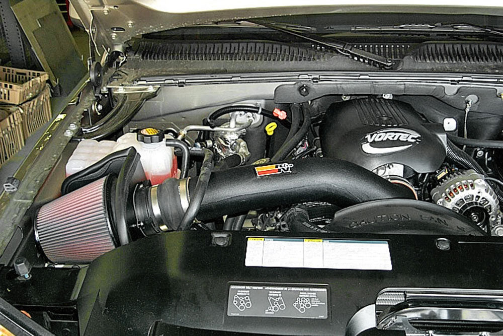 K&N 57-3033 Performance Air Intake System for Select Chevrolet Avalanche