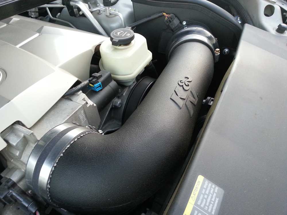 K&N 57-3054 Performance Air Intake System for Select Cadillac CTS