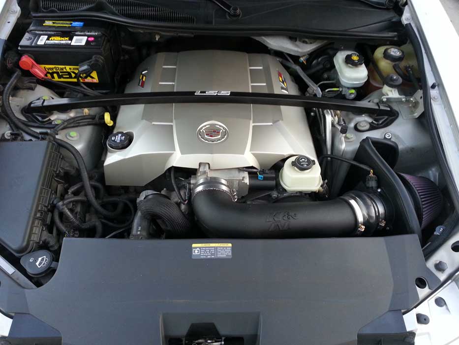 K&N 57-3054 Performance Air Intake System for Select Cadillac CTS