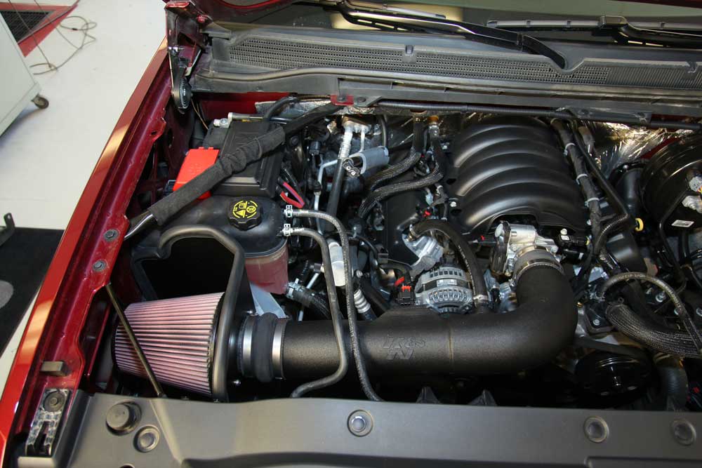 K&N 57-3085 Performance Air Intake System for Select Chevrolet Silverado 1500, GMC Sierra
