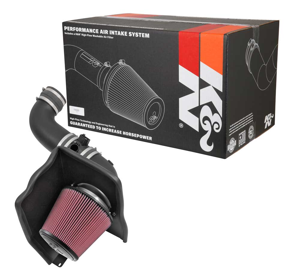 K&N 57-3087 Performance Air Intake System for Select Chevrolet Silverado HD, Chevrolet Silverado HD, GMC Sierra HD, GMC Sierra HD
