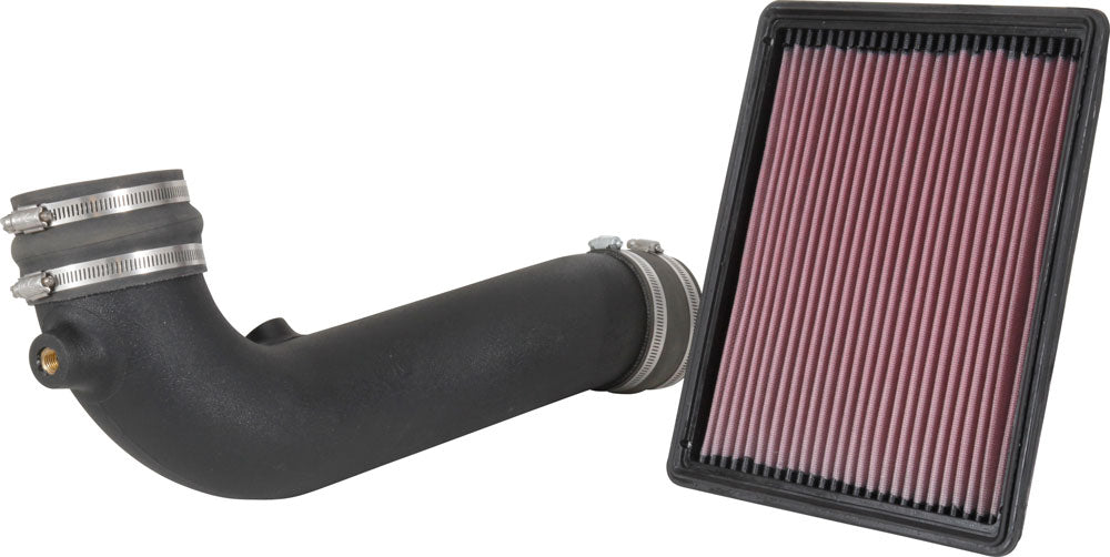K&N 57-3098 Performance Air Intake System for Select Cadillac Escalade, Cadillac Escalade ESV, Chevrolet Silverado 1500, Chevrolet Silverado LD, Chevrolet Suburban, Chevrolet Tahoe, GMC Sierra, GMC Sierra 1500, GMC Sierra Limited, GMC Yukon, GMC Yukon XL