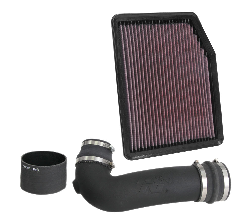 K&N 57-3108 Performance Air Intake System for Select Cadillac Escalade, Cadillac Escalade ESV, Chevrolet Silverado 1500, Chevrolet Suburban, Chevrolet Tahoe, GMC Sierra, GMC Sierra 1500, GMC Yukon, GMC Yukon XL