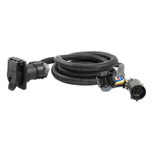 Load image into Gallery viewer, CURT 57008 7' Custom Wiring Extension Harness (Adds 7-Way RV Blade to Truck Bed, Packaged) for Select Ford F-150, Ford F-250 Super Duty, Ford F-350 Super Duty, Ford F-450 Super Duty