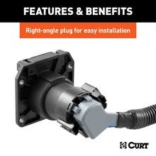 Load image into Gallery viewer, CURT 57010 10' Custom Wiring Extension Harness (Adds 7-Way RV Blade to Truck Bed, Packaged) for Select Ford F-150, Ford F-250 Super Duty, Ford F-350 Super Duty, Ford F-450 Super Duty