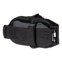 Load image into Gallery viewer, CURT 57015 OEM Replacement Dual-Output 7 &amp; 4-Way Connector (Plugs into Any USCAR) for Select Audi Q7, Buick Enclave, Buick Rainier, Cadillac Escalade, Cadillac Escalade ESV, Cadillac Escalade EXT, Cadillac XT5, Cadillac XT6, Chevrolet Avalanche,