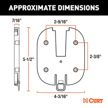 Load image into Gallery viewer, CURT 57017 Tire Linc Auto Trailer TPMS Repeater Bracket