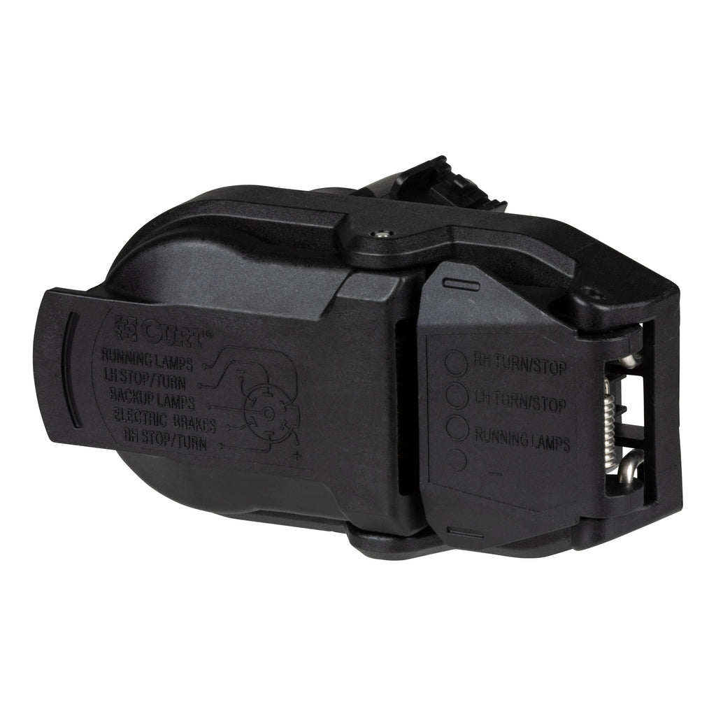 CURT 57020 OEM Replacement Dual-Output 7 & 4-Way Connector (Plugs into Any USCAR) for Select Audi Q7, Buick Enclave, Buick Rainier, Cadillac Escalade, Cadillac Escalade ESV, Cadillac Escalade EXT, Cadillac XT5, Cadillac XT6, Chevrolet Avalanche,
