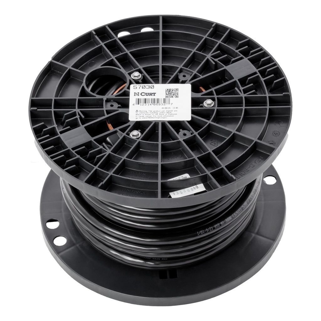 CURT 57030 7-Wire Trailer Cable Wiring, 100' Spool