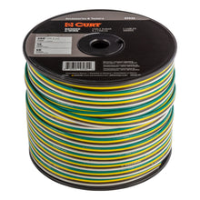 Load image into Gallery viewer, CURT 57032 Automotive Primary Wire, 4-Bond White, Brown, Yellow, Green 250' Spool