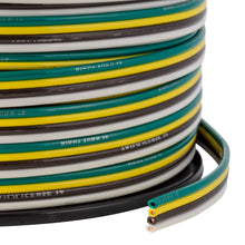 Load image into Gallery viewer, CURT 57032 Automotive Primary Wire, 4-Bond White, Brown, Yellow, Green 250' Spool