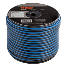 Load image into Gallery viewer, CURT 57033 Automotive Primary Wire, 2-Bond Black, Blue 250' Spool