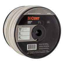 Load image into Gallery viewer, CURT 57035 Automotive Primary Wire, White 500' Spool