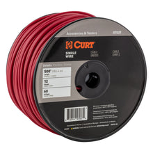 Load image into Gallery viewer, CURT 57037 Automotive Primary Wire, Red 500' Spool