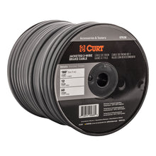 Load image into Gallery viewer, CURT 57038 2-Wire Jacketed Trailer Brake Cable, 180' Spool, 12 Gauge Wire