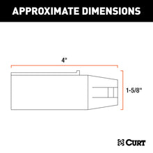 Load image into Gallery viewer, CURT 57040 Electrical Adapter (7-Way Round Vehicle to 4-Way Flat Trailer)