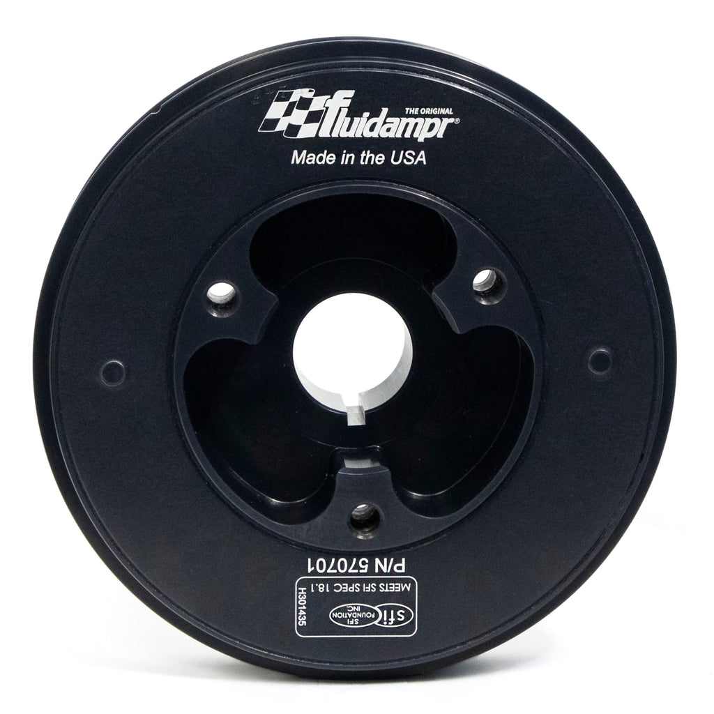 Fluidampr 570701 Harmonic Balancer - Fluidampr - Mitsubishi - 2010-2015 2.0L 4B11T Evo X - Each