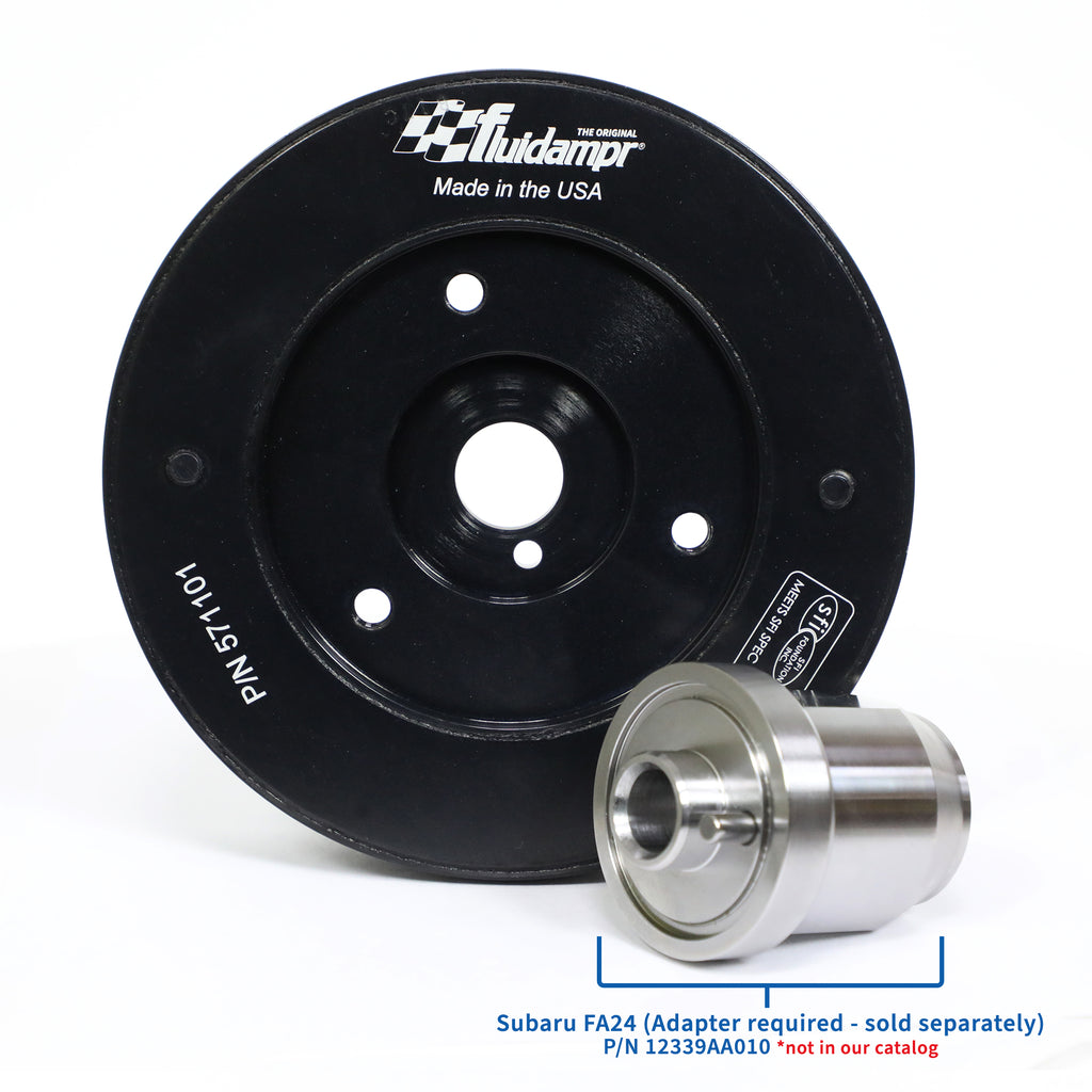 Fluidampr 571101 Harmonic Balancer - Fluidampr - Subaru / Scion - 2013-2020 2.0L FA20 - Each for Select Scion FR-S, Subaru BRZ, Subaru Forester, Subaru WRX, Toyota 86