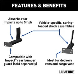 Luverne 571500 LUVERNE 571500 Impact Bumper Shock-Absorbing Bracket Kit for Select Mercedes-Benz Sprinter 1500, Mercedes-Benz Sprinter 2500, Mercedes-Benz Sprinter