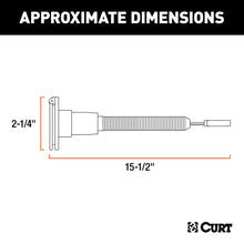 Load image into Gallery viewer, CURT 57183 Electrical Adapter (4-Way Flat Vehicle to 6-Way Round Trailer)