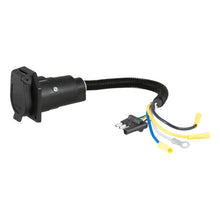 Load image into Gallery viewer, CURT 57184 Electrical Adapter (4-Way Flat Vehicle to 7-Way RV Blade Trailer)