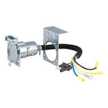 Load image into Gallery viewer, CURT 57185 Electrical Adapter with Bracket (4-Way Flat Vehicle to 7-Way RV Blade Trailer)