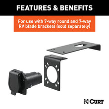 Load image into Gallery viewer, CURT 57201 Connector Bracket Mounts for 7-Way Brackets (12-Pack)
