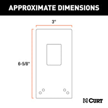 Load image into Gallery viewer, CURT 57202 Connector Bracket Mount for 7-Way Bracket (Packaged)